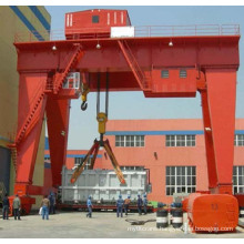 100t +80t Ship building gantry crane with double parallel trolley